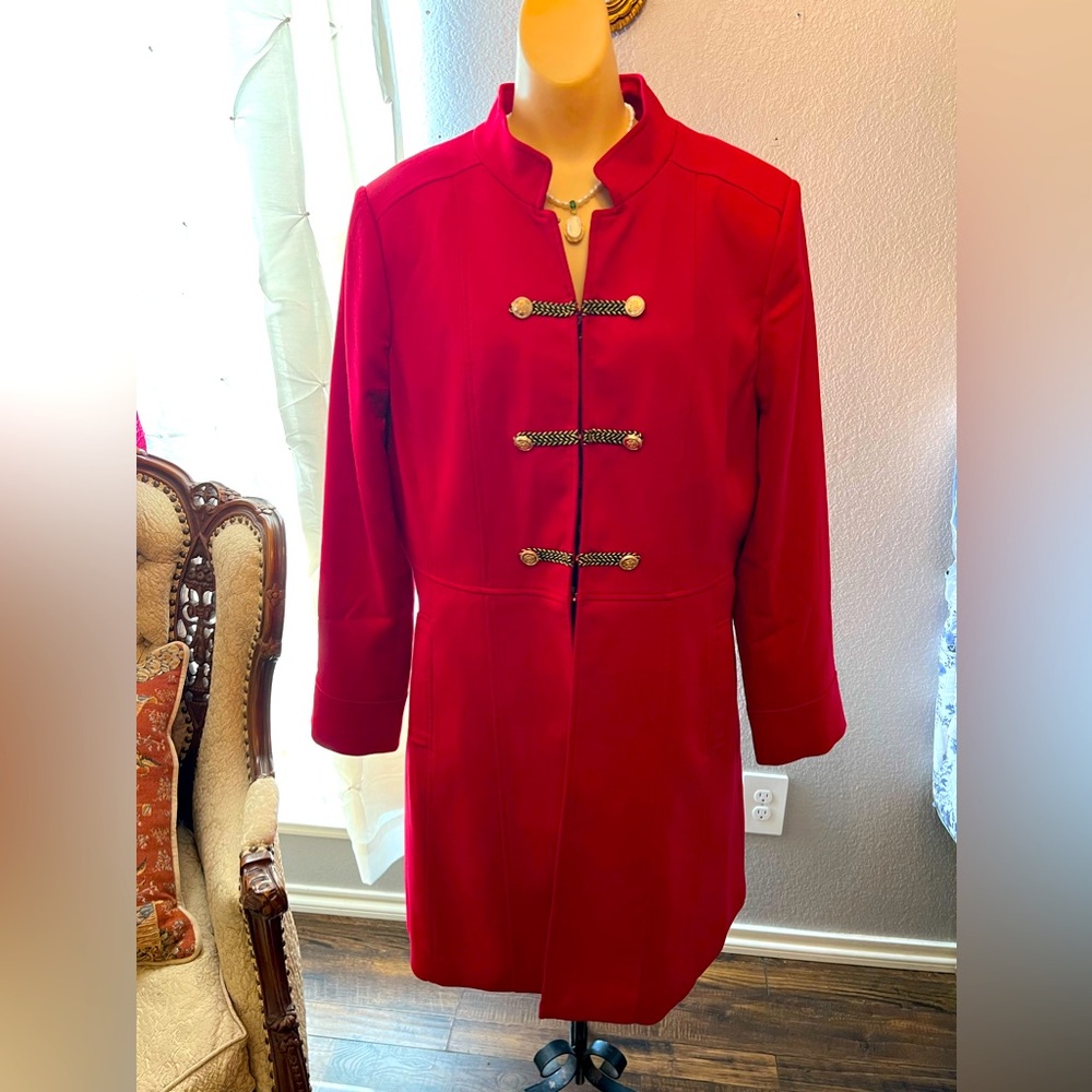TAHARI military style jacket
